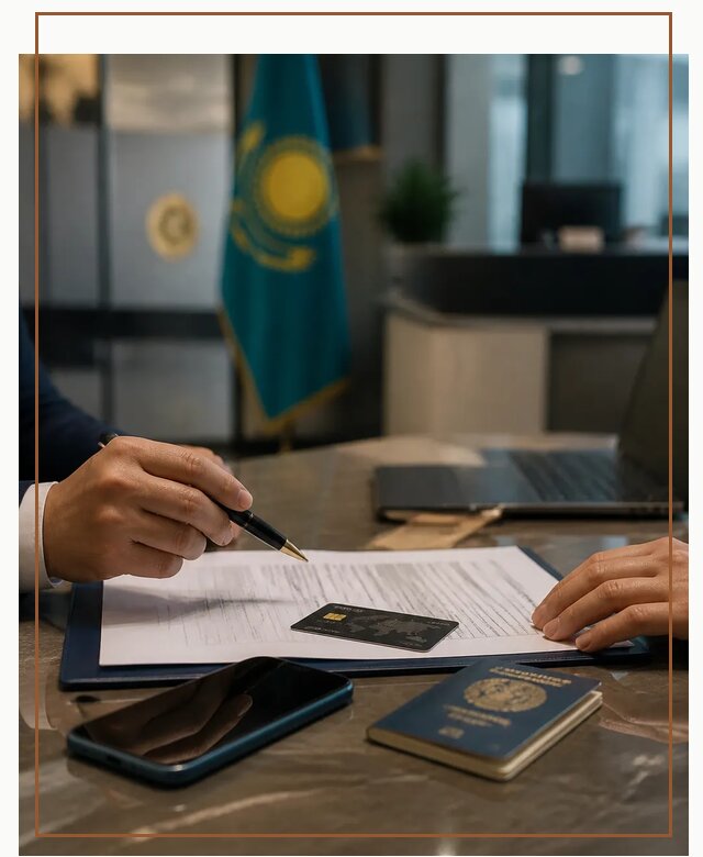 Открытие счета и банковской карты в Казахстане в Гатчине